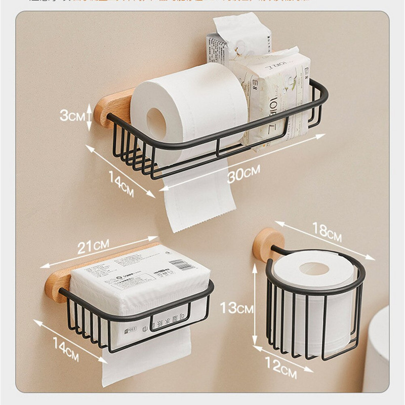 Raft pentru toaletă Suport pentru hârtie igienică Montare pe perete pentru baie Suport rolă de hârtie Coș pentru șervețele Dispenser pentru hârtie Accesorii pentru baie
