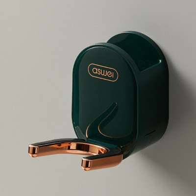 Összecsukható hajszárító tartó Falra szerelhető fürdőszobai rendszerező állvány Hajvasaló állvány Zuhanyzó tároló polc Fürdőszoba tartozék