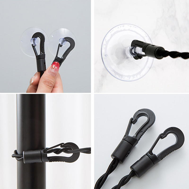 2db Utazási ruhavonal kültéri szárítóállvány ruhaszárító állvány behúzható 1,2 m-től 2,8 m-ig kemping mosodaszárító állvány