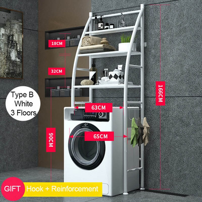 Nerūsējošā tērauda plaukts plaukts veļas mašīna plaukts vannas istaba tualete telpas taupīšanas plaukts organizators turētājs plaukti 2 slāņu uzglabāšana