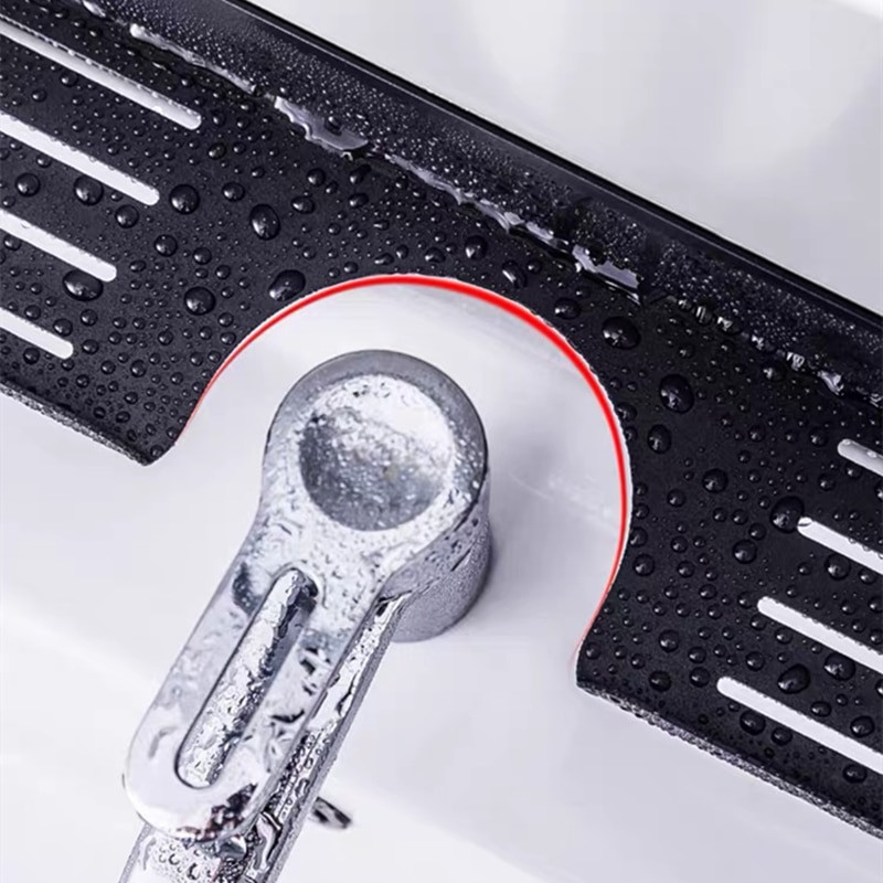 Vannitoa riiulid segisti äravooluresti kraanikauss Seinale paigaldatav hoiurest hambaharja tass peegel esiriiul Vannitoa tarvikud