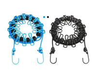 Pārnēsājama drēbju aukla ar 12 drēbju šķipsnām, vēja necaurlaidīga ceļojumu drēbju aukla, elastīga, izvelkama, elastīga veļas mazgāšanas aukla Bac