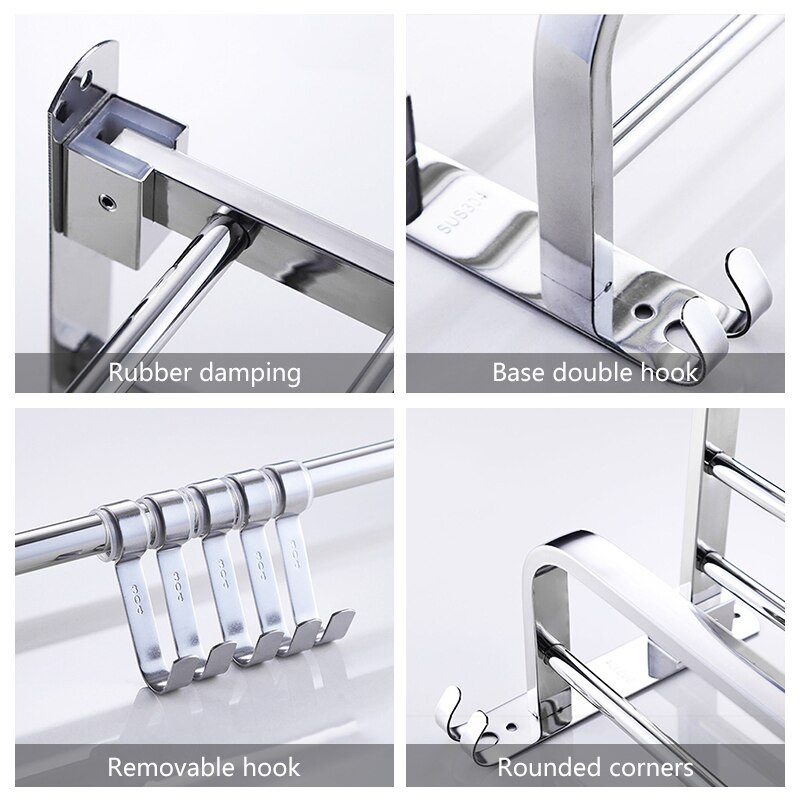 Suport pentru prosoape, din oțel inoxidabil 304, pliabil, raft mobil pentru prosoape de baie, lustruit, suport pentru prosoape, raft de depozitare, accesorii pentru baie