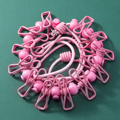 Nešiojama skalbinių linija su spaustukais nuo vėjo nepraleidžianti kelionių stovyklavimo drabužių linija Ištraukiama elastinga skalbinių džiovinimo drabužių linija viešbučiui