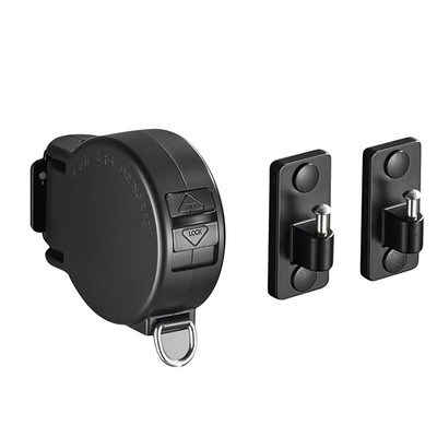 Nematoma drabužių linija, ištraukiama su kabyklos skyle, sieninė rūbų virvė, džiovinimo lentyna, balkonas, drabužių linija, skirta butams