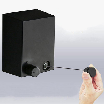 Teleskopinė nerūdijančio plieno virvelė, nematoma drabužių linija, ištraukiama drabužių džiovintuvo kabykla, pakabinama drabužių linija