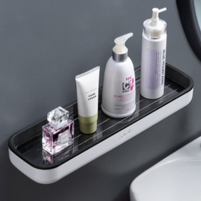 Falra szerelhető fürdőszobai tárolórekesz törülközővel, konyhai háztartási rendszerezőhöz Fürdőszoba tartozékokhoz fúró nélkül