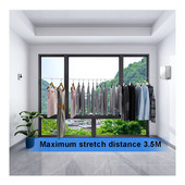 Fali ruhaszárító zsinór Erkély kiegészítők Behúzható összecsukható lakás mosodai állvány Tetőlepedők szárító fehérneműk Otthon és kültéren