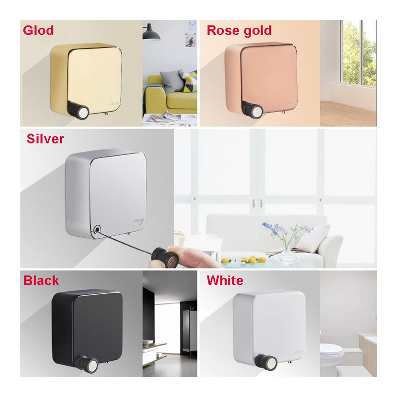 Fali ruhaszárító zsinór Erkély kiegészítők Behúzható összecsukható lakás mosodai állvány Tetőlepedők szárító fehérneműk Otthon és kültéren