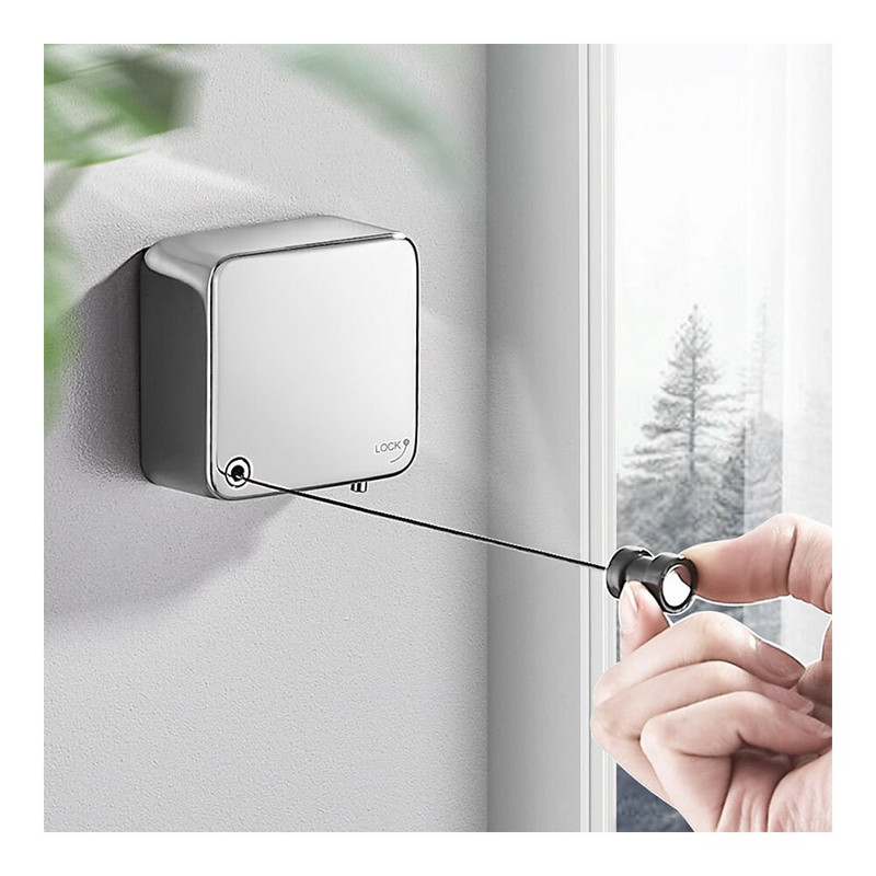 Fali ruhaszárító zsinór Erkély kiegészítők Behúzható összecsukható lakás mosodai állvány Tetőlepedők szárító fehérneműk Otthon és kültéren