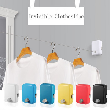 Цветна прибираща се линия за дрехи Органайзер за сушилня Вътрешна стойка за сушене на открито ABS пластмасова стойка за въже за дрехи Закачалка за пране WB3009