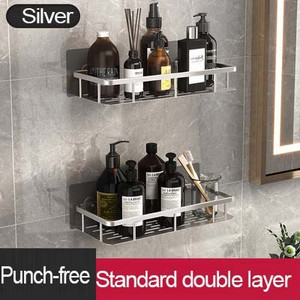 Raft pentru baie Coș de depozitare pentru bucătărie Suport cosmetic Suport de perete Suport duș WC Suport șampon Suport de depozitare Accesorii pentru baie