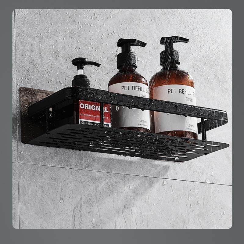 Raft pentru baie Coș de depozitare pentru bucătărie Suport cosmetic Suport de perete Suport duș WC Suport șampon Suport de depozitare Accesorii pentru baie