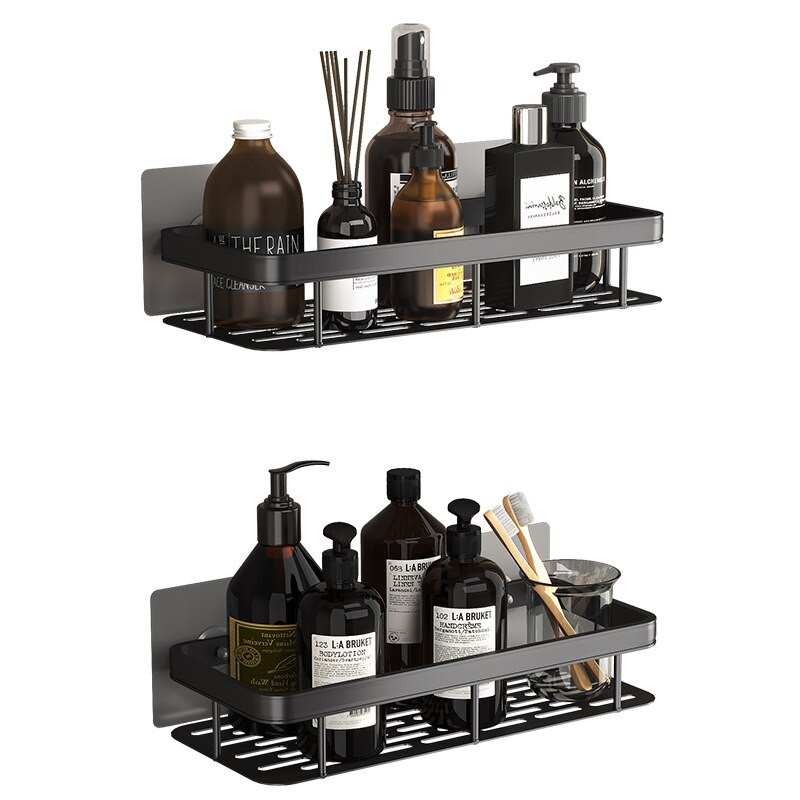 Raft pentru baie Coș de depozitare pentru bucătărie Suport cosmetic Suport de perete Suport duș WC Suport șampon Suport de depozitare Accesorii pentru baie