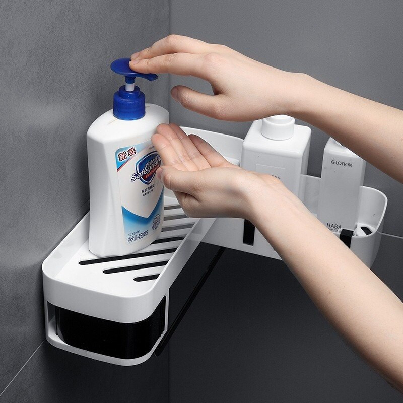 ABS plastična vakuumska čaša Kupaonica Kuhinja Kutni stalak za pohranu Organizator Polica za tuš Šampon Držač za tuš Polica za pohranu Organizator