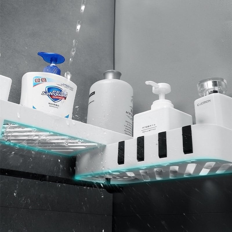 ABS plastična vakuumska čaša Kupaonica Kuhinja Kutni stalak za pohranu Organizator Polica za tuš Šampon Držač za tuš Polica za pohranu Organizator