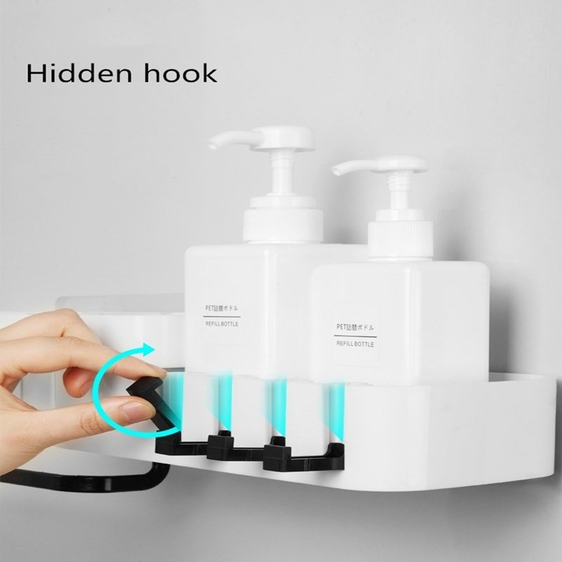 ABS plastična vakuumska čaša Kupaonica Kuhinja Kutni stalak za pohranu Organizator Polica za tuš Šampon Držač za tuš Polica za pohranu Organizator