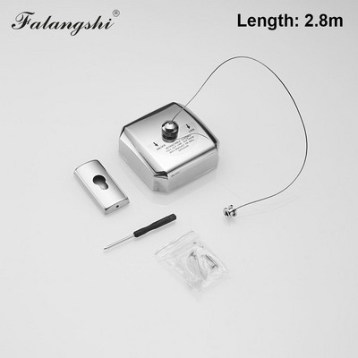 Uscător de rufe retractabil Umeraș pentru rufe acasă Suport de uscare SUS 304 Umeraș de perete cu frânghie Suport pentru rufe Uscător de rufe WB3001