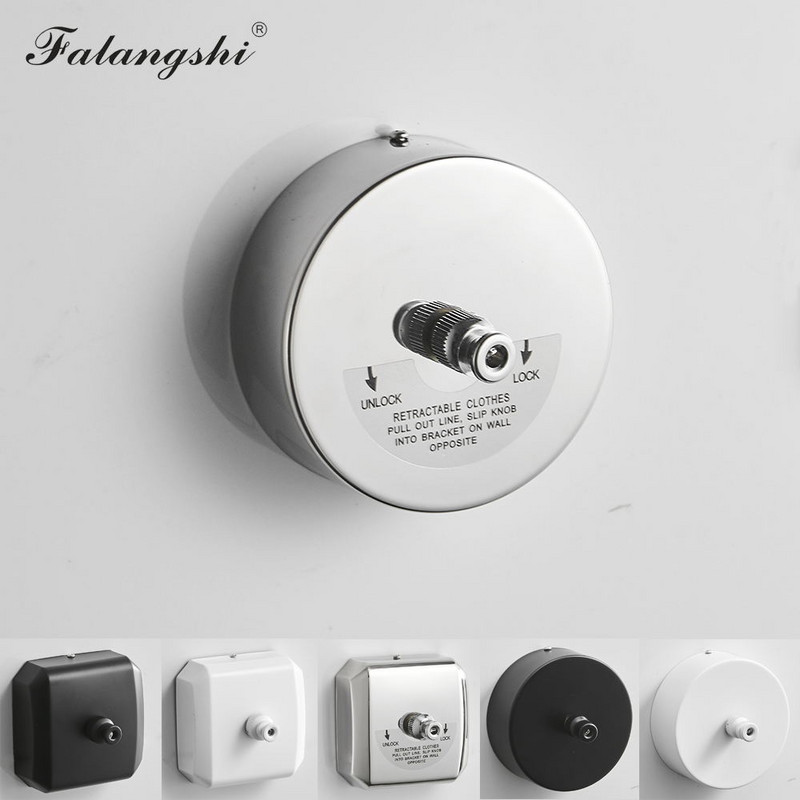 Uscător de rufe retractabil Umeraș pentru rufe acasă Suport de uscare SUS 304 Umeraș de perete cu frânghie Suport pentru rufe Uscător de rufe WB3001