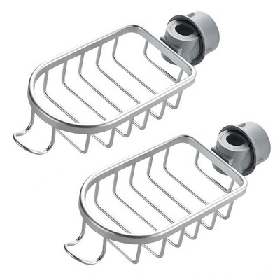 Coș de depozitare pentru duș din aluminiu Raft de baie negru cu un singur strat Depozitare pentru baie pentru șampon Suport suport pentru săpun Organizator de bucătărie