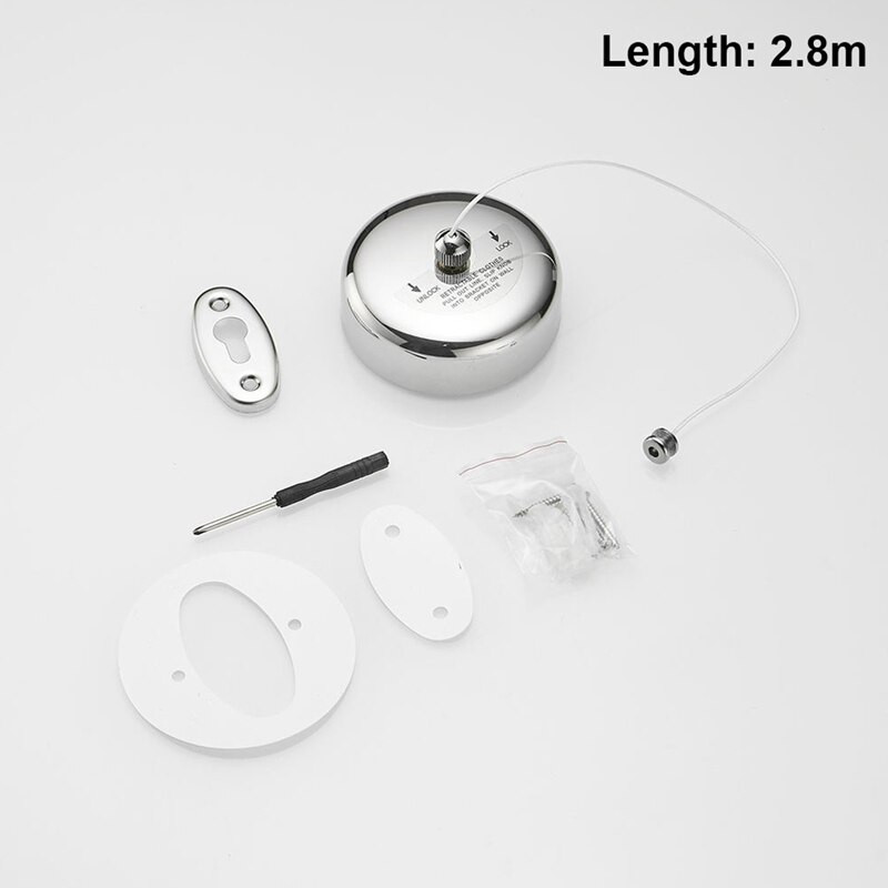 Ruhaszárító állvány Kötél Otthoni Tárolás Rozsdamentes acél Behúzható Ruhakötél Ruhaszárító Szervező Mosodaakasztó