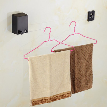 Πτυσσόμενη κρεμάστρα τοίχου ρούχων εσωτερικού χώρου Magic Drying Rack Μπαλκόνι Μπάνιο Αόρατο Clothesline Organiseurs De Rangement Cocina