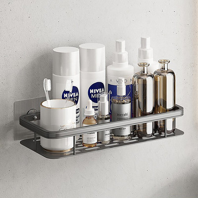 Vannitoa riiulid Šampoonihoidik Seinale paigaldatav dušihoidik Alumiiniumist nurgast alusehoidja Köögitarvikud