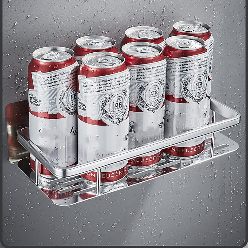 Rafturi pentru baie Suport pentru șampon Suport de depozitare pentru duș montat pe perete Suport organizator de colț din aluminiu Accesorii de bucătărie