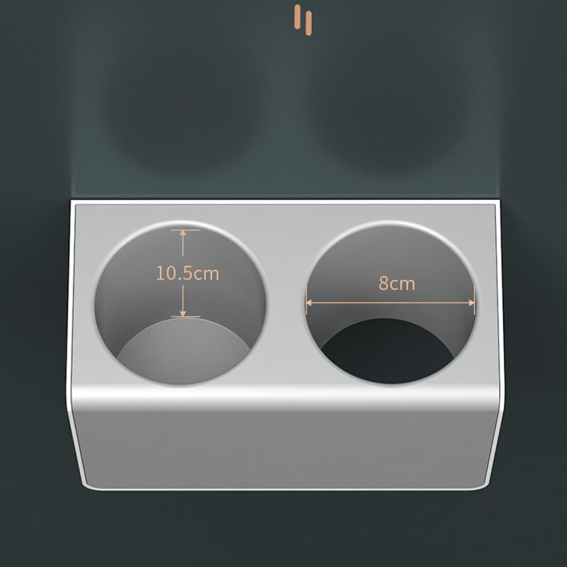 MENGNI kiváló minőségű hajszárító tartó Lyukasztásmentes fürdőszobai polc műanyag fésűs tároló rendszerező állvány fürdőszobai kiegészítő készletek