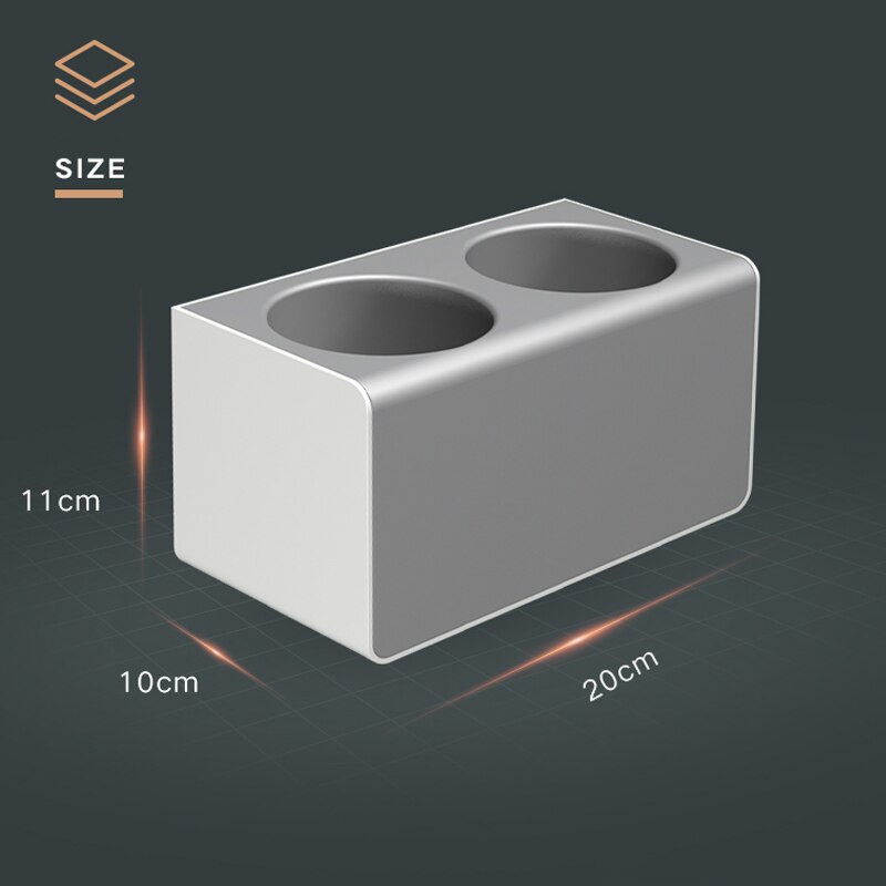 MENGNI kiváló minőségű hajszárító tartó Lyukasztásmentes fürdőszobai polc műanyag fésűs tároló rendszerező állvány fürdőszobai kiegészítő készletek