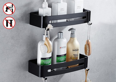 Raft de baie triunghiular Rafturi organizatoare de bucătărie Raft de colț Cadru Raft de depozitare pentru duș Suport pentru șampon Accesorii pentru baie