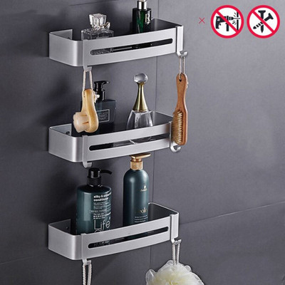 Raft de baie triunghiular Rafturi organizatoare de bucătărie Raft de colț Cadru Raft de depozitare pentru duș Suport pentru șampon Accesorii pentru baie