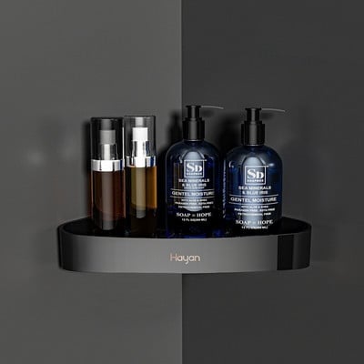 Fürdőszoba polc sampon tároló állványtartó rendszerező konyhai fűszerezés falra szerelhető lakberendezési kiegészítők fürdőszobai kiegészítők