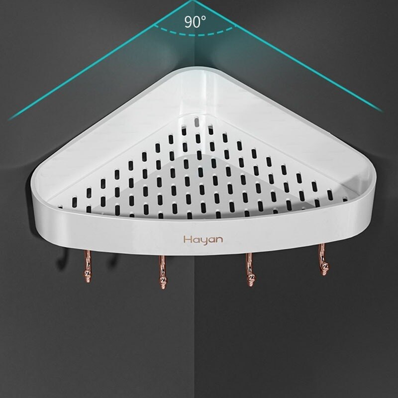 Fürdőszoba polc sampon tároló állványtartó rendszerező konyhai fűszerezés falra szerelhető lakberendezési kiegészítők fürdőszobai kiegészítők