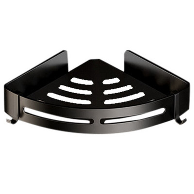 Χώρος ράφι μπάνιου χωρίς διάτρηση Γωνιακά ράφια αλουμινίου Βεντούζα Τριγωνικό καλάθι ντους για αξεσουάρ μπάνιου