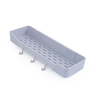 Fürdőszoba zuhanypolc falra szerelhető zuhanypolc sarok lefolyó falra szerelhető rozsdamentes acél kosár tároló állvány fúrás nélkül