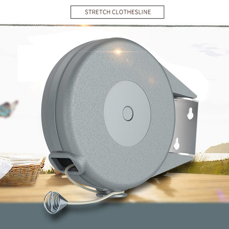 Sfat de rufe retractabil, uscător de rufe rezistente uscare haine, suport de uscare suspendat pentru uscare de rufe în interior, în aer liber