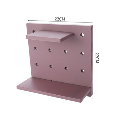 DIY tároló állvány fali polc Ingyenes lyukasztó fali kampós tárolópolc konyhai tárolóhoz Fürdőszoba szervező Otthoni tárolás szervezése