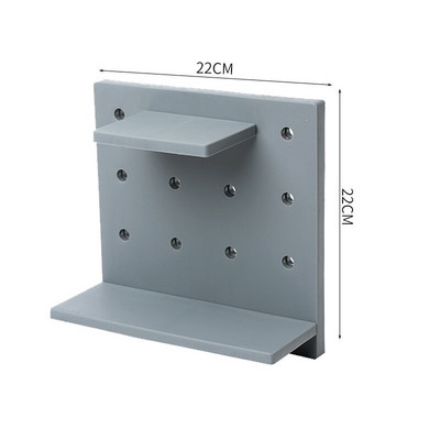 DIY tároló állvány fali polc Ingyenes lyukasztó fali kampós tárolópolc konyhai tárolóhoz Fürdőszoba szervező Otthoni tárolás szervezése