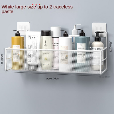 Vonios kambario lentyna be gręžimo