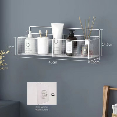 Vonios kambario lentyna be gręžimo