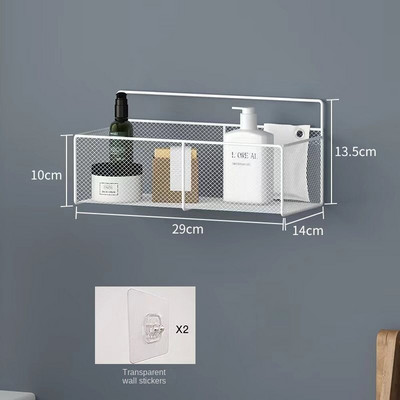 Vonios kambario lentyna be gręžimo