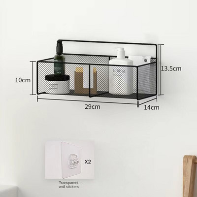 Vonios kambario lentyna be gręžimo