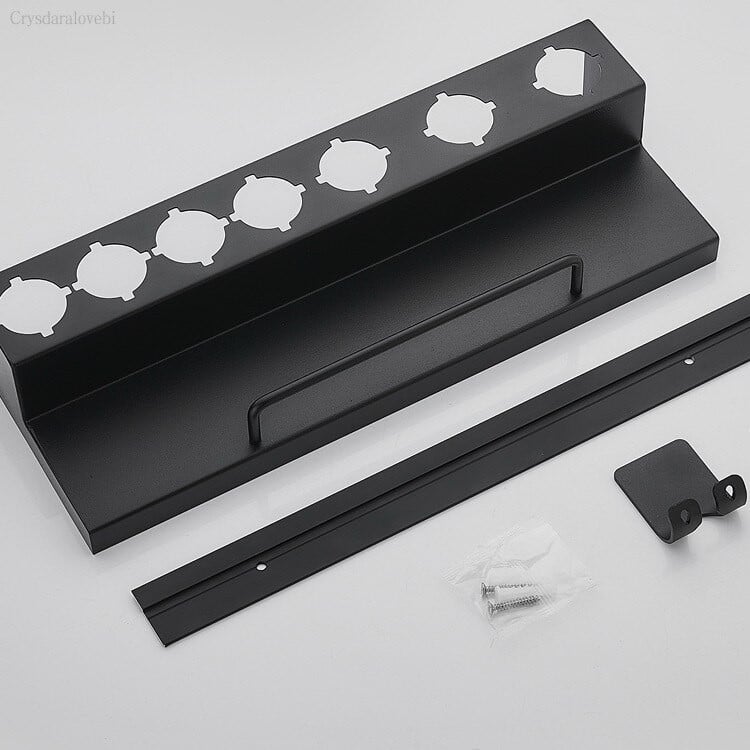 Dyson Airwrap garbanojimo geležies laikiklis su angomis ir apsauginiu turėkluDyson Airwrap stovas tinka vonios kambariui | miegamajam | kirpyklai