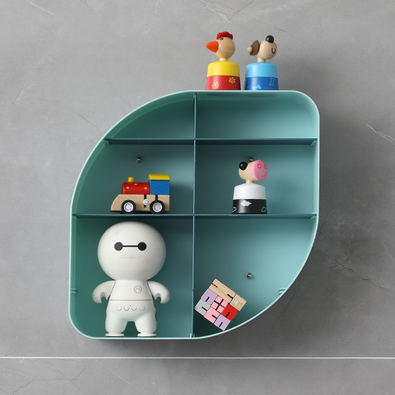 WBBOOMING Creative Free Combination HIPS Falra szerelhető nappali tároló polcok Konyha Fürdőszoba Tároló rendszerező konténer