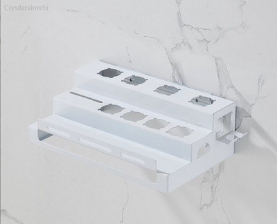 Uzglabāšanas plaukts Dyson Airwrap plauktiem Pie sienas stiprināms plauktu žāvētājs un matu ruļļa turētājs Matu kopšanas rīka organizatora statīva kronšteins