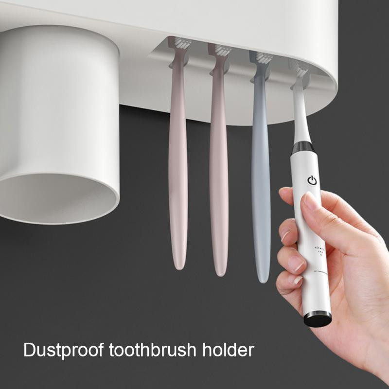 Stalci za četkice za zube Magnetski adsorpcijski obrnuti držač za četkice za zube Automatski dozator za cijeđenje paste za zube Stalak za pohranu u kupaonici