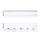 5/8/10M behúzható ruhakötél szélálló, kihúzható, csúszásmentes kerítés típusú ruhakötél kültéri háztartási kemping teraszhoz