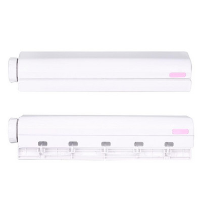 5/8/10M behúzható ruhakötél szélálló, kihúzható, csúszásmentes kerítés típusú ruhakötél kültéri háztartási kemping teraszhoz