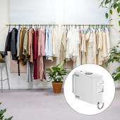 Ruhakötél Ruhavonal Mosó Falra szerelhető Kihúzható Szárító Behúzható Akasztó Beltéri Mosodai Kötél Szélálló kültéri